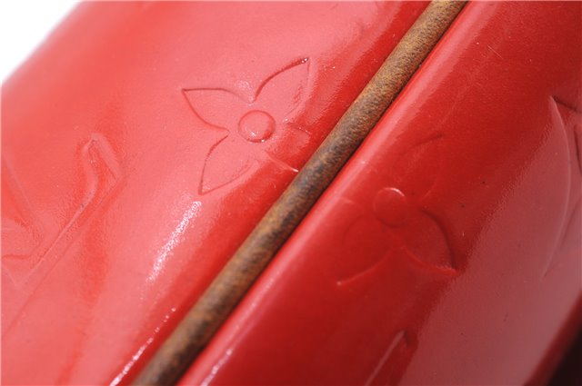 Auth Louis Vuitton Vernis Thompson Street Shoulder Bag Red M91094 LV Junk 9034D