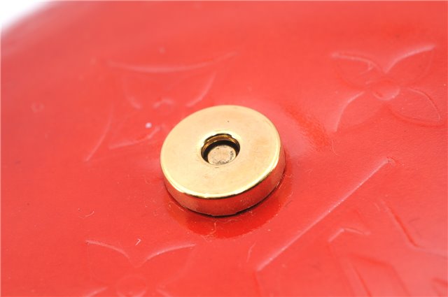 Auth Louis Vuitton Vernis Thompson Street Shoulder Bag Red M91094 LV Junk 9034D