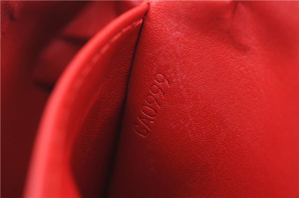 Auth Louis Vuitton Vernis Thompson Street Shoulder Bag Red M91094 LV Junk 9034D