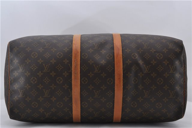 Authentic Louis Vuitton Monogram Keepall 55 Travel Boston Bag M41424 LV 9035D