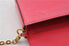 Authentic Louis Vuitton Vernis Pochette Felicie Shoulder Bag M61787 Pink 9036F