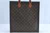 Authentic Louis Vuitton Monogram Sac Plat Hand Bag M51140 LV 9039B