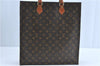 Authentic Louis Vuitton Monogram Sac Plat Hand Bag M51140 LV 9039B