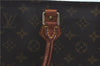 Authentic Louis Vuitton Monogram Sac Plat Hand Bag M51140 LV 9039B