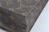 Authentic Louis Vuitton Monogram Sac Plat Hand Bag M51140 LV 9039B