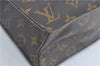 Authentic Louis Vuitton Monogram Sac Plat Hand Bag M51140 LV 9039B