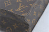Authentic Louis Vuitton Monogram Sac Plat Hand Bag M51140 LV 9039B