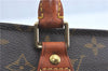 Authentic Louis Vuitton Monogram Sac Plat Hand Bag M51140 LV 9039B