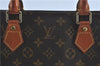 Authentic Louis Vuitton Monogram Sac Plat Hand Bag M51140 LV 9039B