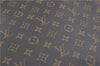Authentic Louis Vuitton Monogram Sac Plat Hand Bag M51140 LV 9039B
