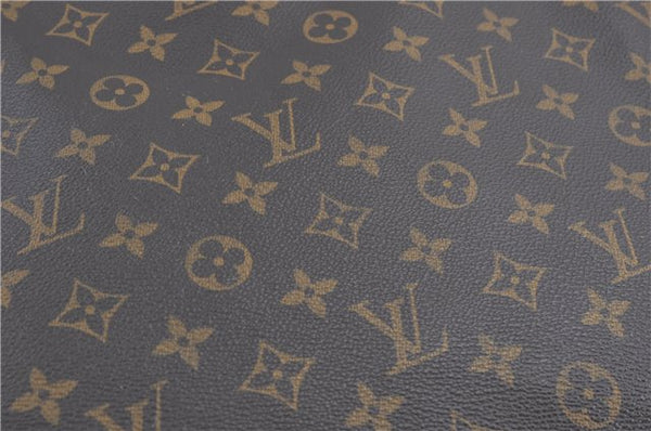 Authentic Louis Vuitton Monogram Sac Plat Hand Bag M51140 LV 9039B