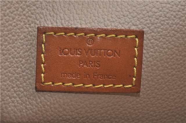 Authentic Louis Vuitton Monogram Sac Plat Hand Bag M51140 LV 9039B