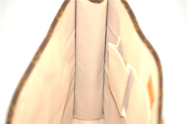 Authentic Louis Vuitton Monogram Sac Plat Hand Bag M51140 LV 9039B