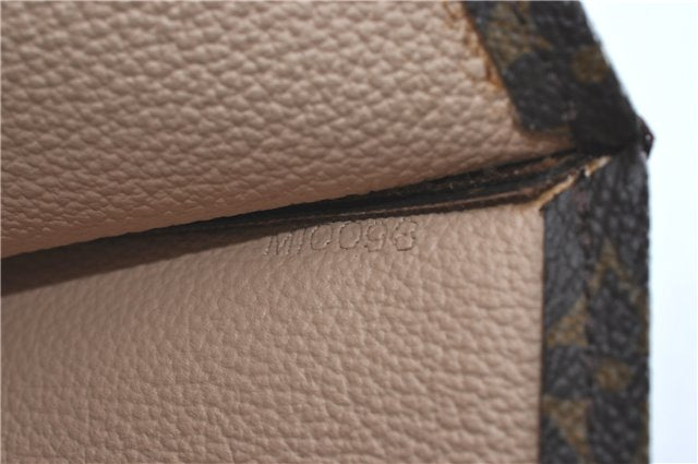 Authentic Louis Vuitton Monogram Sac Plat Hand Bag M51140 LV 9039B