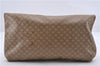 Authentic CELINE Macadam Blason Pattern Clutch Bag Purse PVC Leather Beige 9039C