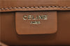 Authentic CELINE Macadam Blason Pattern Clutch Bag Purse PVC Leather Beige 9039C