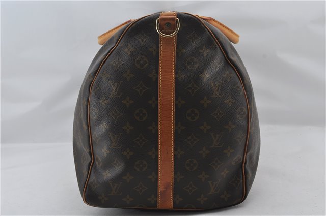 Authentic Louis Vuitton Monogram Keepall Bandouliere 60 M41412 Boston Bag 9039E