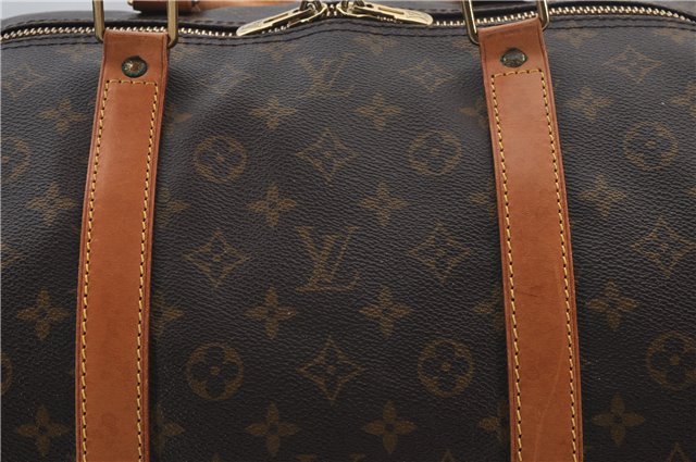 Authentic Louis Vuitton Monogram Keepall Bandouliere 60 M41412 Boston Bag 9039E