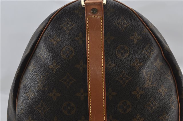 Authentic Louis Vuitton Monogram Keepall Bandouliere 60 M41412 Boston Bag 9039E