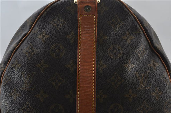 Authentic Louis Vuitton Monogram Keepall Bandouliere 60 M41412 Boston Bag 9039E