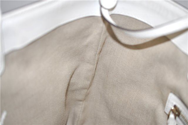 Authentic GUCCI Craft Shoulder Tote Bag Purse Straw Leather 247209 Beige 9040D