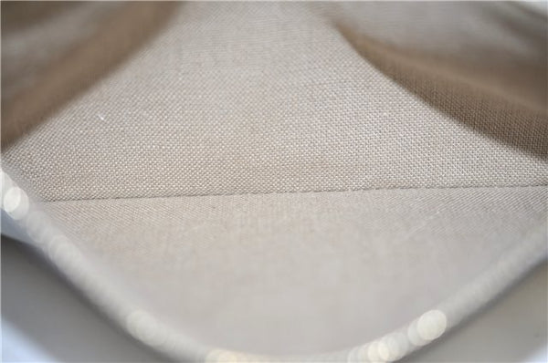 Authentic GUCCI Craft Shoulder Tote Bag Purse Straw Leather 247209 Beige 9040D