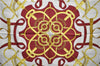 Authentic HERMES Carre 90 Scarf "Eperon d'or" Silk Bordeaux Red 9041D