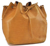 Authentic Louis Vuitton Epi Petit Noe Shoulder Bag Yellow M44109 LV 9045C