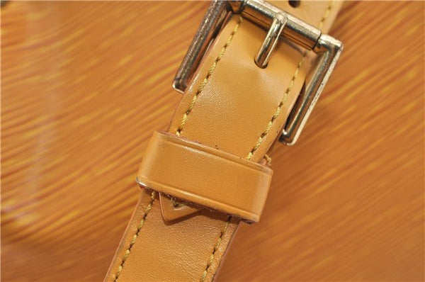 Authentic Louis Vuitton Epi Petit Noe Shoulder Bag Yellow M44109 LV 9045C