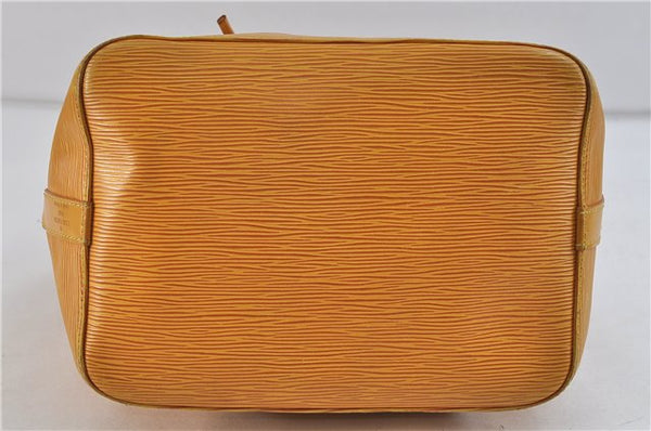 Authentic Louis Vuitton Epi Petit Noe Shoulder Bag Yellow M44109 LV 9045C