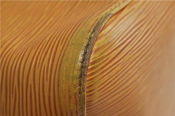 Authentic Louis Vuitton Epi Petit Noe Shoulder Bag Yellow M44109 LV 9045C