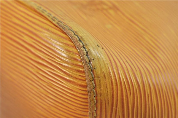 Authentic Louis Vuitton Epi Petit Noe Shoulder Bag Yellow M44109 LV 9045C