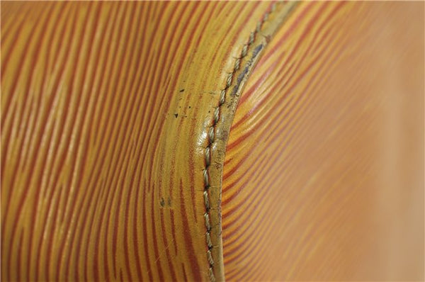 Authentic Louis Vuitton Epi Petit Noe Shoulder Bag Yellow M44109 LV 9045C