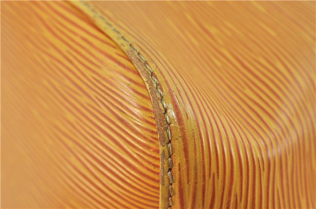 Authentic Louis Vuitton Epi Petit Noe Shoulder Bag Yellow M44109 LV 9045C