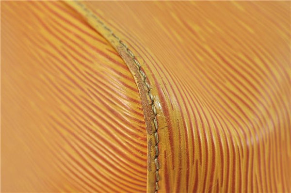 Authentic Louis Vuitton Epi Petit Noe Shoulder Bag Yellow M44109 LV 9045C