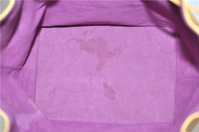 Authentic Louis Vuitton Epi Petit Noe Shoulder Bag Yellow M44109 LV 9045C