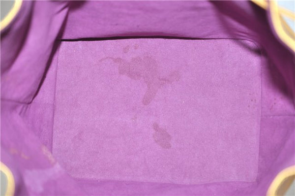 Authentic Louis Vuitton Epi Petit Noe Shoulder Bag Yellow M44109 LV 9045C