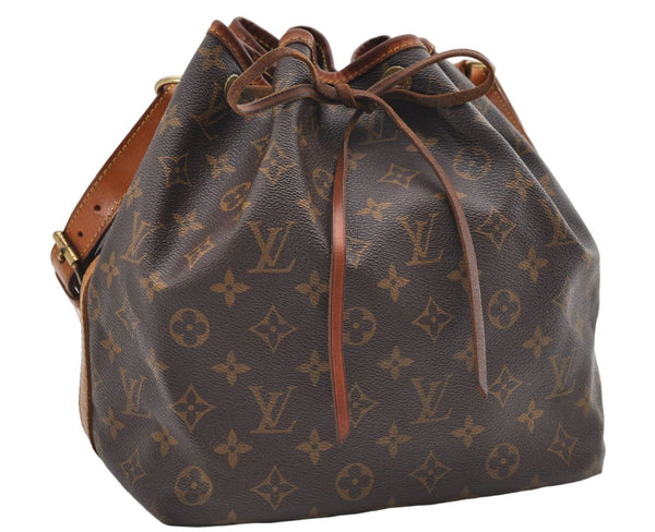 Authentic Louis Vuitton Monogram Petit Noe Shoulder Bag M42226 LV 9047D