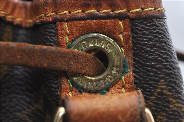 Authentic Louis Vuitton Monogram Petit Noe Shoulder Bag M42226 LV 9047D
