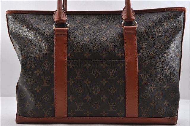 Auth Louis Vuitton Monogram Sac Weekend PM Vintage Tote Hand Bag M42425 LV 9053C