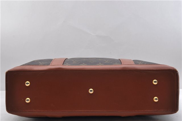 Auth Louis Vuitton Monogram Sac Weekend PM Vintage Tote Hand Bag M42425 LV 9053C