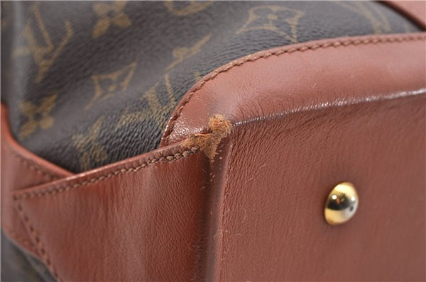 Auth Louis Vuitton Monogram Sac Weekend PM Vintage Tote Hand Bag M42425 LV 9053C