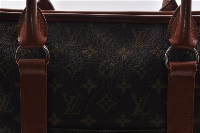 Auth Louis Vuitton Monogram Sac Weekend PM Vintage Tote Hand Bag M42425 LV 9053C