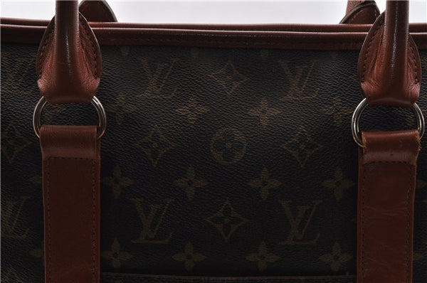 Auth Louis Vuitton Monogram Sac Weekend PM Vintage Tote Hand Bag M42425 LV 9053C