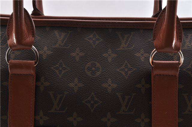 Auth Louis Vuitton Monogram Sac Weekend PM Vintage Tote Hand Bag M42425 LV 9053C