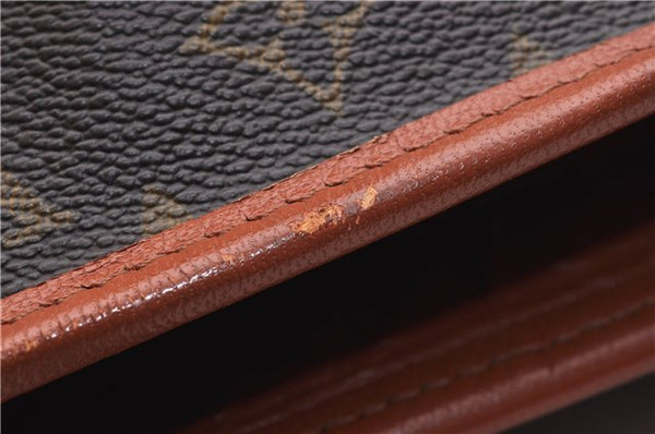 Auth Louis Vuitton Monogram Sac Weekend PM Vintage Tote Hand Bag M42425 LV 9053C