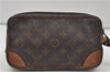 Auth Louis Vuitton Monogram Marly Dragonne PM Clutch Hand Bag M51827 LV 9059D