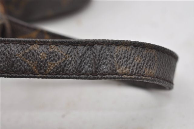 Auth Louis Vuitton Monogram Marly Dragonne PM Clutch Hand Bag M51827 LV 9059D