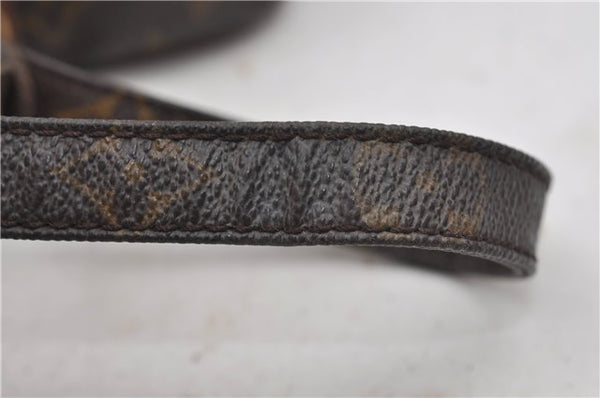 Auth Louis Vuitton Monogram Marly Dragonne PM Clutch Hand Bag M51827 LV 9059D