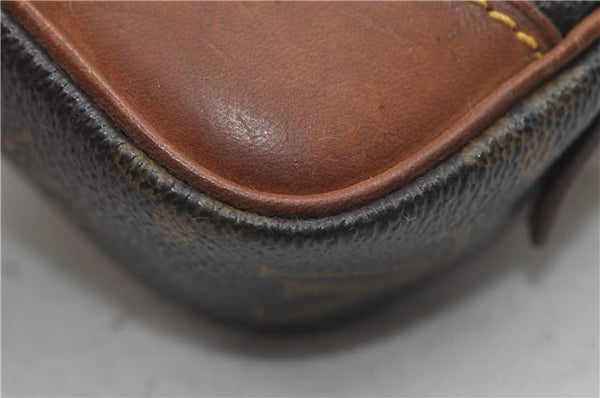 Auth Louis Vuitton Monogram Marly Dragonne PM Clutch Hand Bag M51827 LV 9059D